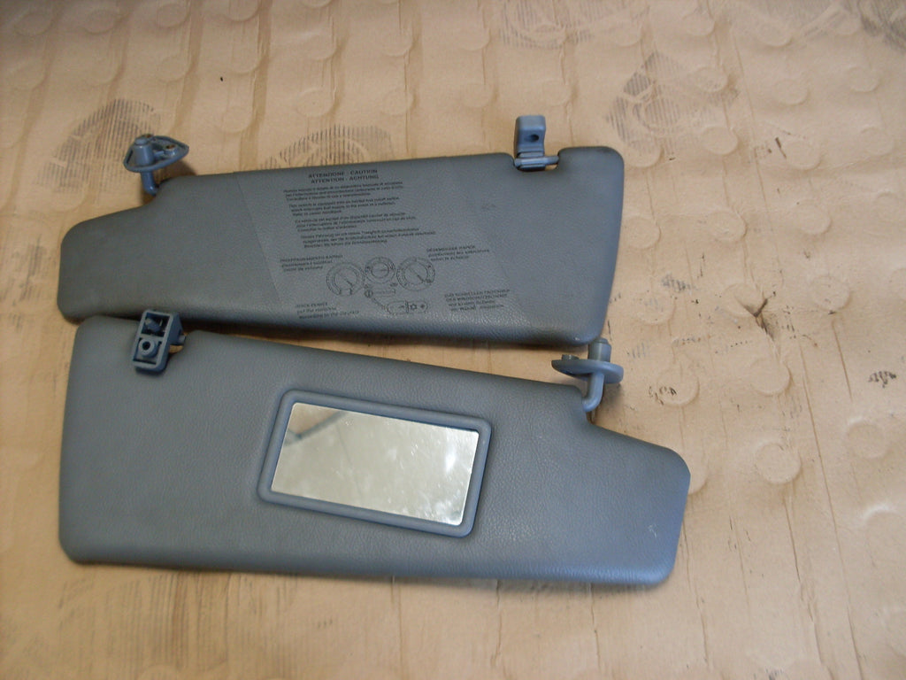 Pare-Soleil Droit + Gauche FIAT BRAVA 1995-2001 Gris OEM Avec Miroir