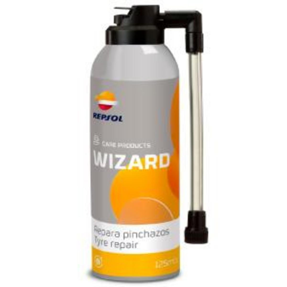 Lot 12 bombes anti-crevaison REPSOL WIZARD (bombe 300 ml)