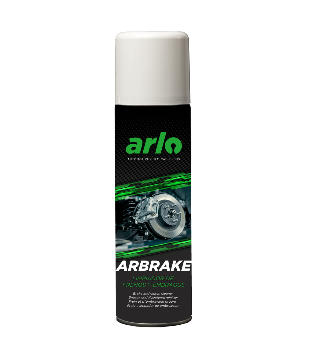 Lot 12 Nettoyant Freins Embrayage ARLO ARBRAKE 500ml Spray Dégraissant Puissant