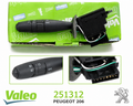 COMMUTATEUR COMODO VALEO 251312 PEUGEOT 206 CLIGNOTANT FEUX ORIGINE