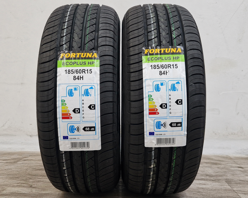 2 PNEUS 185/60 R15 84H FORTUNA ECOPLUS HP NEUFS ÉTÉ PRIX CHOC QUALITÉ TOP
