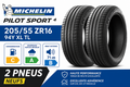 Lot de 2 Michelin Pilot Sport 4 205/55ZR16 94Y XL TL Neufs