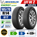 Lot de 2 Pneus 165/70 R14 81T MICHELIN ENERGY SAVER+ Été Économie Carburant