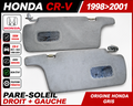 Pare-soleil droit + gauche HONDA CR-V RD1 RD3 1998-2001 OEM origine gris