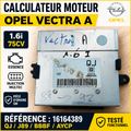 🔧Calculateur moteur ECU OPEL VECTRA A 1.6i 75CV 16164389 QJ J89 – C16NZ