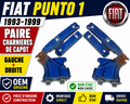 FIAT PUNTO 1 176 1993-1999 PAIRE CHARNIERES DE CAPOT AVANT GAUCHE DROITE OEM ORI