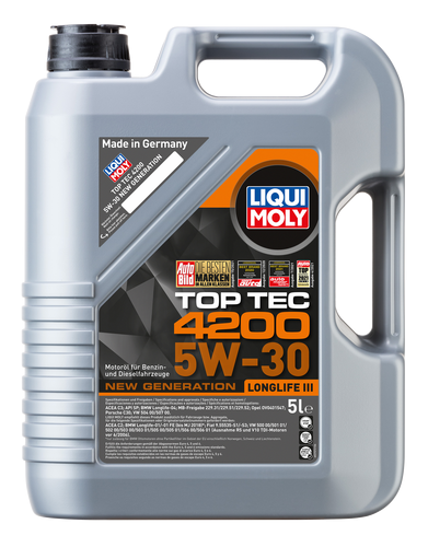 Huile  LIQUIMOLY TOP TEC 4200 5W30 (5L) ESSENCE /DIESEL
