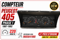 Compteur Tableau de Bord PEUGEOT 405 I 1987-1992 9605841980