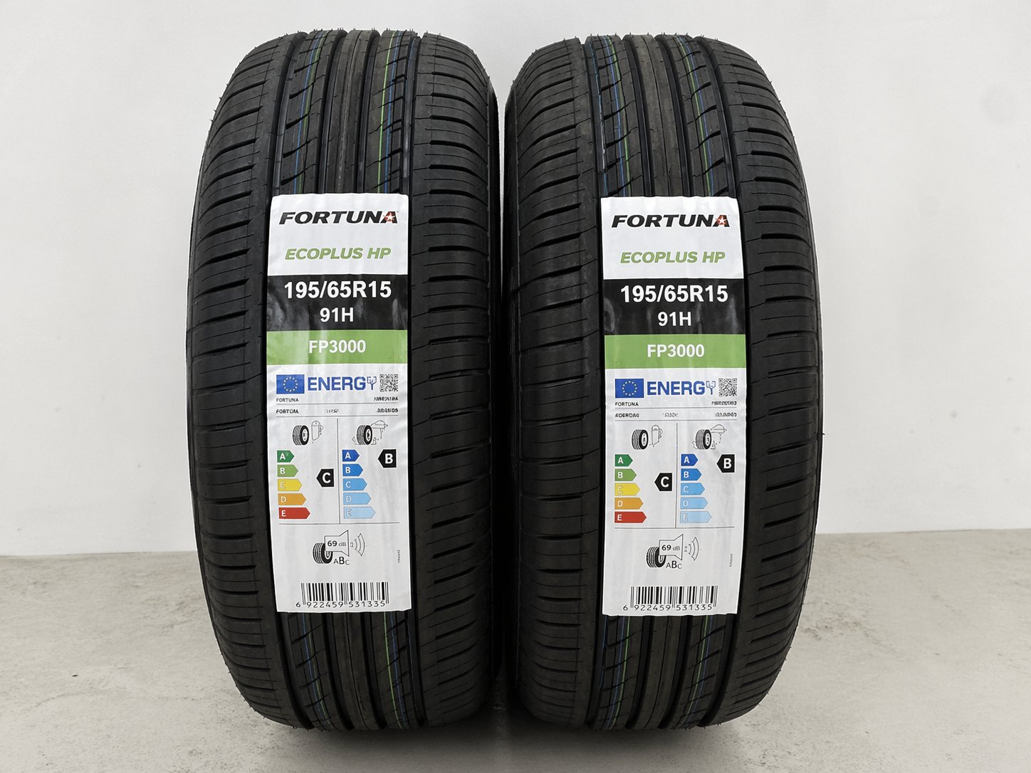 Lot 2 Pneus 195/65 R15 91H Fortuna Ecoplus HP –  Neufs