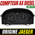 COMPTEUR CITROEN AX DIESEL JAEGER HORLOGE KM/H TABLEAU DE BORD ORIGINE