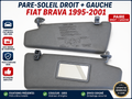 Pare-Soleil Droit + Gauche FIAT BRAVA 1995-2001 Gris OEM Avec Miroir
