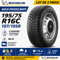Lot de 2 Pneus MICHELIN Agilis CrossClimate 195/75 R16C 107/105R M+S 4 Saisons N
