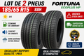 LOT DE 2 PNEUS 185/65 R15 88H FORTUNA ECOPLUS HP – ÉTÉ / ÉCONOMIQUE / CONFORT