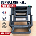CONSOLE CENTRALE CITROEN C15 ORIGINE REF 90820 SUPPORT AUTORADIO + ALLUME CIGARE