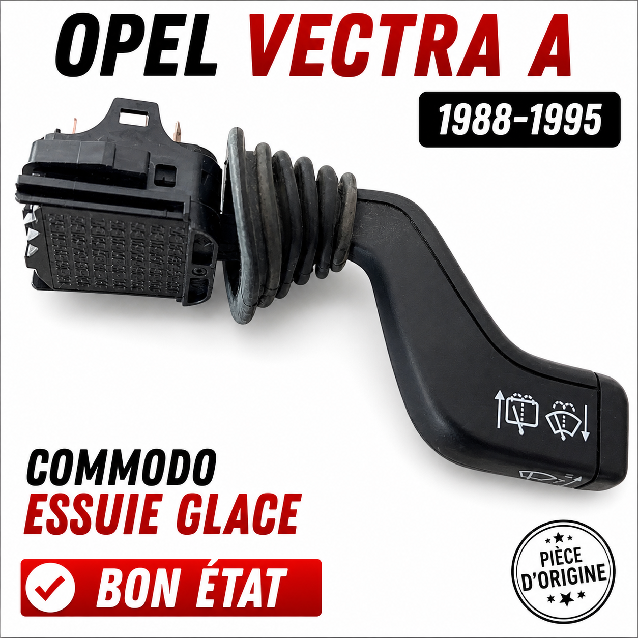 Commodo Essuie-Glace Opel Vectra A (1988-1995) – Levier Commande Essuie Glace