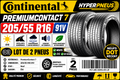 2 pneus Continental PremiumContact 7 205/55 R16 91V – Été – Neuf – DOT récent